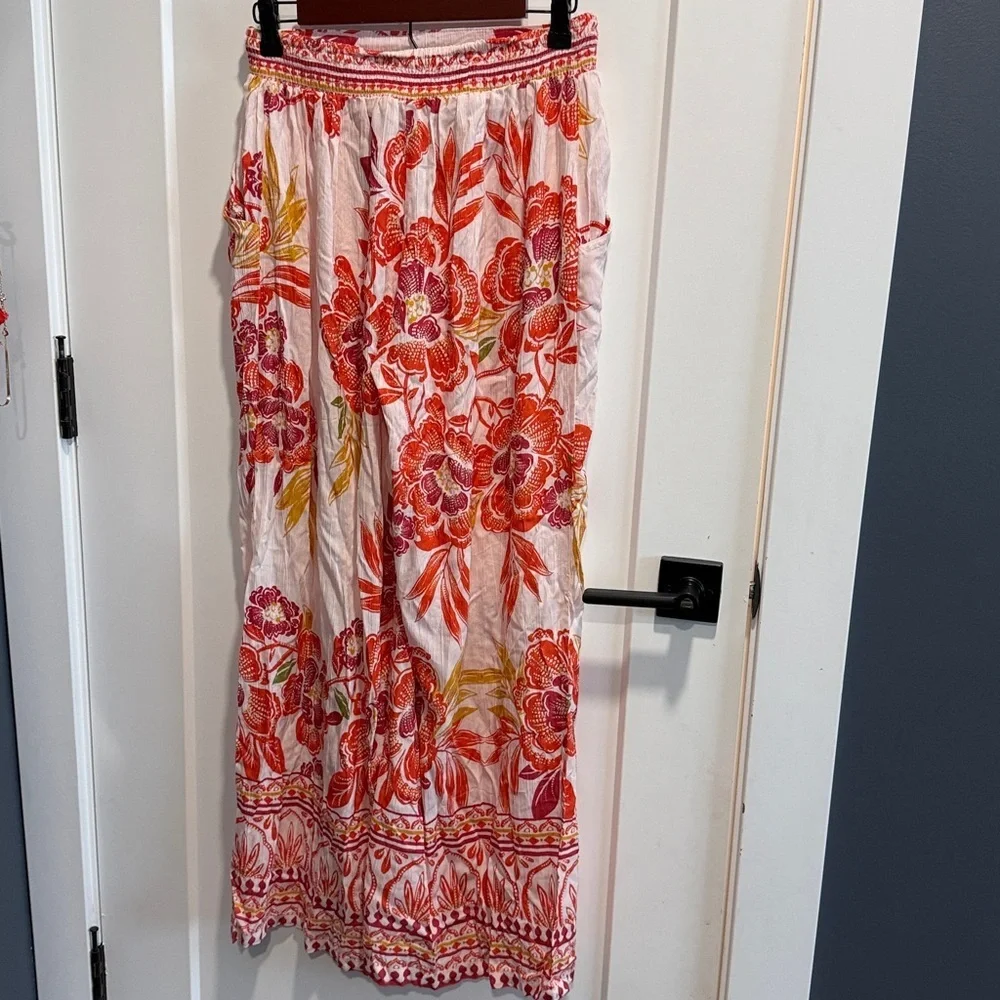 Floral Wide Leg Pants - New Size Medium